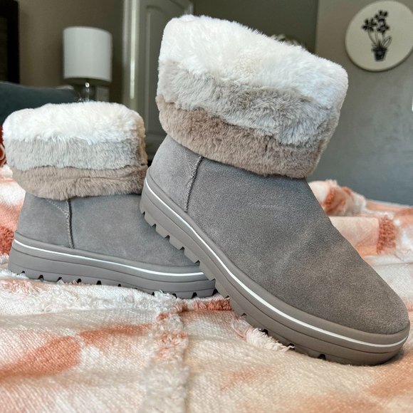 Skechers-Womens Street Cleat-Comfy Boot, Size 7 - Picture 1 of 4